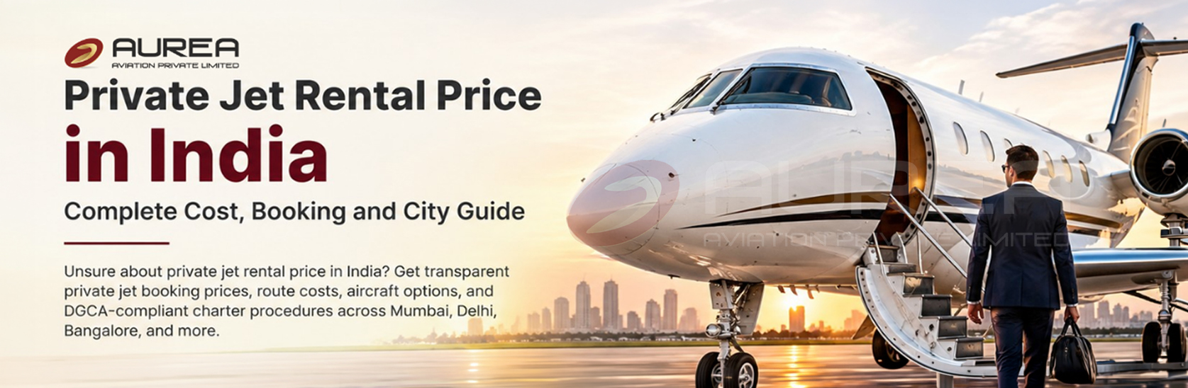 Private Jet Rental Price in India | Book Private Jet Today